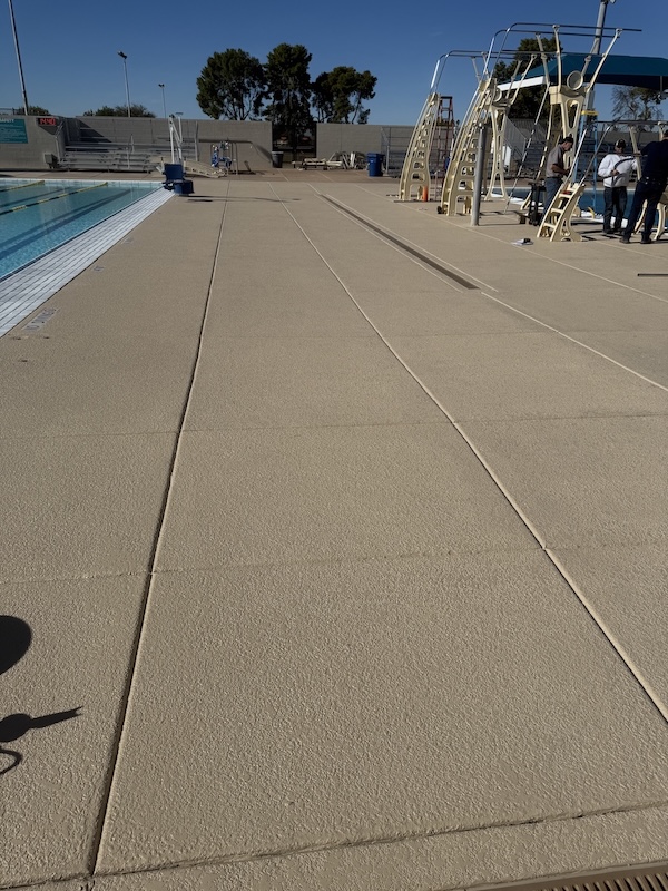 Kino Aquatic Center municipal pool deck restoration checklist proof 16